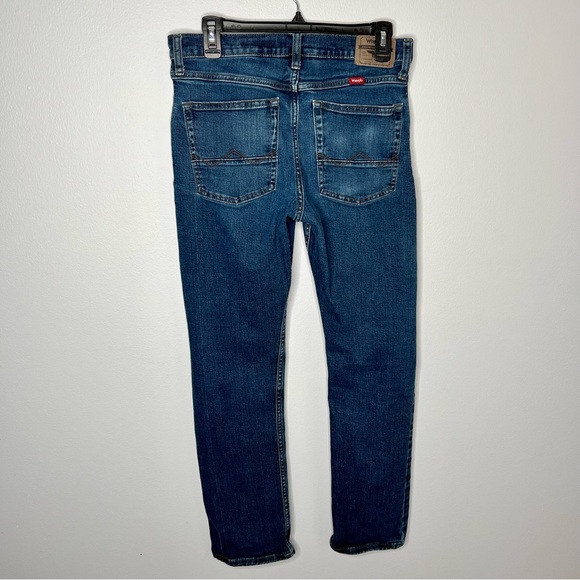 Wrangler Mens Slim Straight Fit Jean With Stretch in Judson Size 30x30 - Picture 3 of 14